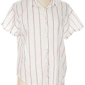 UNIVERSAL THREAD cotton button up short sleeve striped shirt.